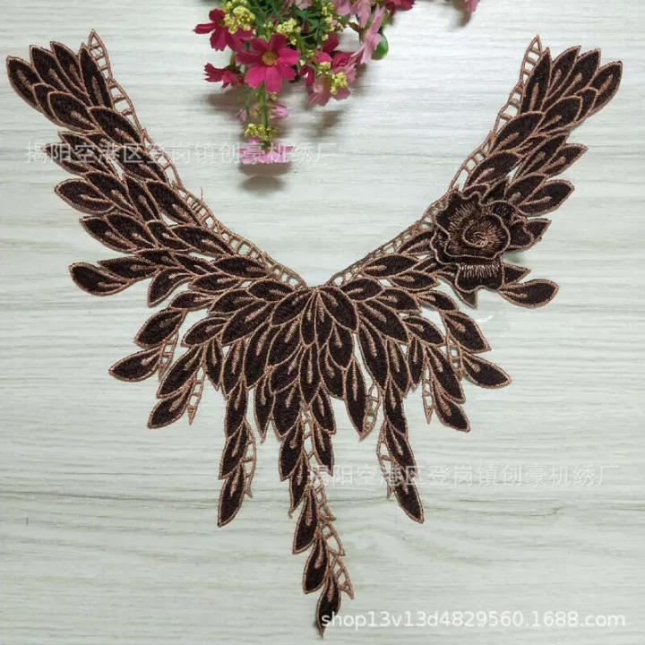 Chuanghao%20Products%20Collar%20Flower%20Pea%20Tail%20Water-Soluble%20Embroidery%203D%20Patch%20Bulk%20Discount%20-%20Image%202