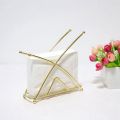 2Pcs Tabletop Napkin Holder Dispenser Stand Dinner Table Napkin Organizer Dining Table Wrought Iron Paper Towel Clip. 