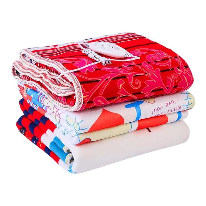 Double Bed Electric Blanket 150*120Cm (Colour May Vary)