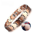 Fashion Pure Copper Magnetic Bracelet Men Energy Chain Link Vintage Copper Bracelet Dropshipping. 