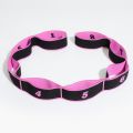 Adjustable 8 Loops Yoga Stretch Strap Fitness Resistance Ribbon Training Tension Stretching Strap for Pilates, Dance and Gymnastics. 