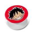 One Piece Anime Wanted Monkey D Luffy of Strawhat Pirates Smile Design Pop Sockets Expanding Grip And Stand For Mobiles Smartphones And Tablets. 