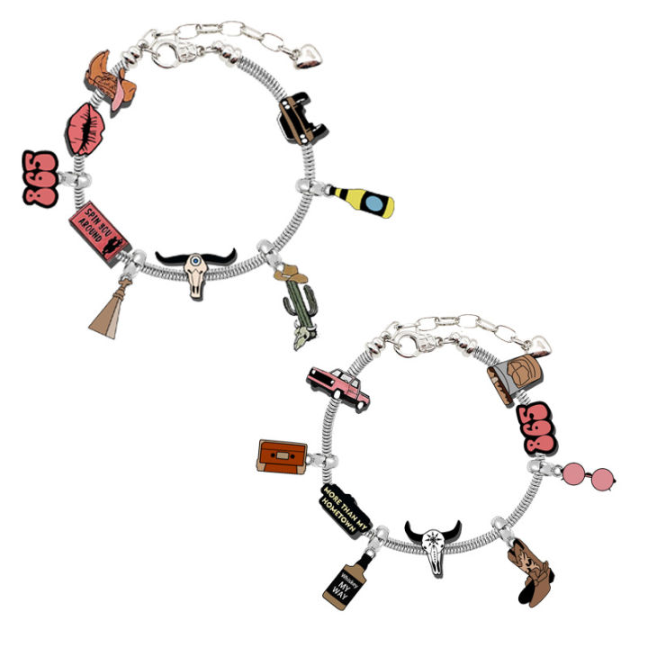 【New Arrivals】New American Male Singer Morgan Warren Morgan Wallen Pandora Bracelet