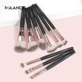 MAANGE 9pcs Professional Makeup Brushes Set Foundation Powder Eyeshadow Blending Blush Make up Brush Beauty Cosmetic Tools MAG 5886JJ. 