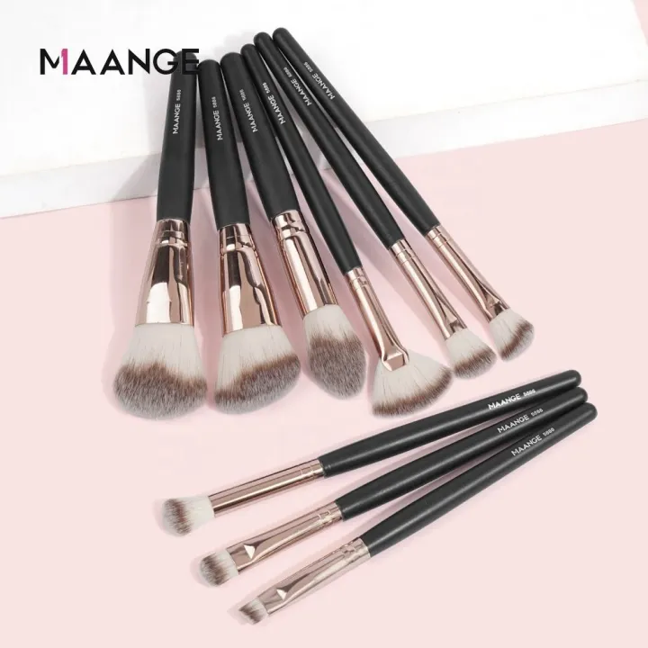 MAANGE%209pcs%20Professional%20Makeup%20Brushes%20Set%20Foundation%20Powder%20Eyeshadow%20Blending%20Blush%20Make%20up%20Brush%20Beauty%20Cosmetic%20Tools%20MAG%205886JJ%20-%20Image%204