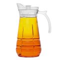Deli Glass Water Jug with Lid Glass Pitcher Hot Water Jug Milk Carafe Glass Water Jug for Dining Table (Pack of 01) (Pitcher Glass JUG 1700ML). 
