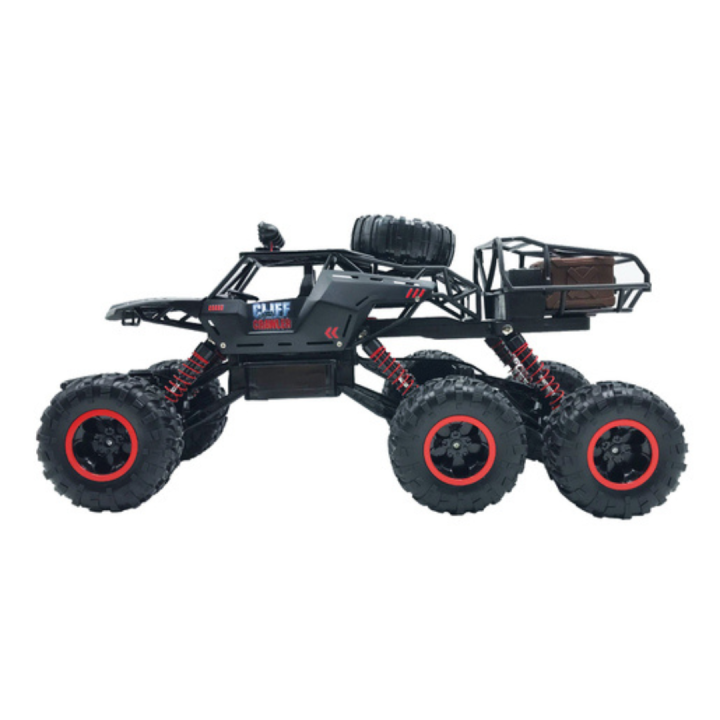 4*4 RC Monster Truck With 6 Wheels & Realistic Fire | 6-Wheel RC Off ...