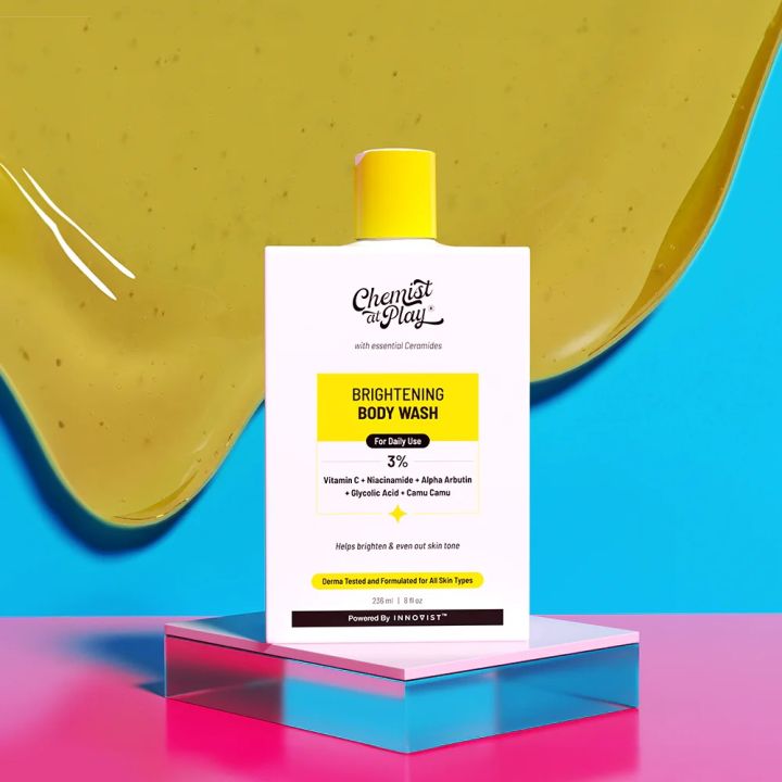 Chemist At Play Brightening Body Wash - 236ML  (3% Camu Camu & Alpha Arbutin)