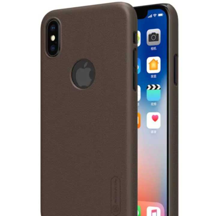Nillkin Super Frosted Shield Matte Cover Case For Apple Iphone Xs, Iphone X (With Logo Cutout)