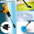 Resin Mixer Epoxy Mixer Paddles-Multipurpose Bidirectional Paint Stirrer for Drill Epoxy & Paint Mixer Drill Attachment. 