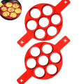 Universal Flip Cooker Pancake Mold, Multifunctional Pancake Mold, Frying Pan Omelette Silicone Pancake Mold. 