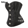 Aixuan [DUSI] Steampunk Overbust Corset Plus Size Corselets Women 【2025 Version】 Luxury Outwear Bustier Top Metal Locks Gothic Gorset ✬✫✩. 
