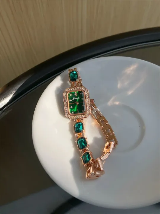 %E3%80%90High-quality%E3%80%91unlifex%20Chanel%20Style%20Square%20Diamond%20Watch%20for%20Women,%20Gold%20Cube%20Chain,%20Vintage%20Exquisite%20Watch%20-%20Image%202