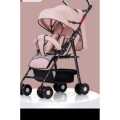 Foldable Comfortable Seat Baby Stroller With Easy Access Storage Basket. 