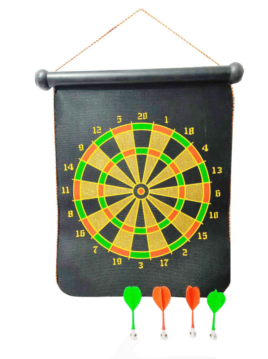 Magnet%20Dart%20Board%20-%20Black/Yellow%20-%20Image%202