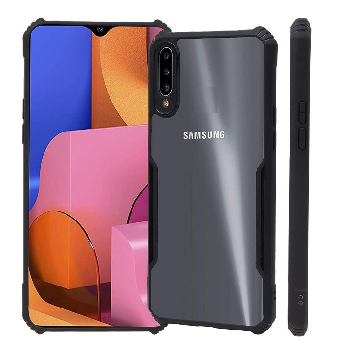 For%20Samsung%20Galaxy%20A70%20A70S%20Back%20Case%20-%20Clear%20PC%20Back%20Airbag%20Transparent%20Phone%20Cover%20-%20Image%203