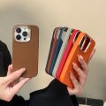 HOCE Leather Texture Phone Cases For iPhone 16 15 14 13 12 Pro Max 16 Plus Case Solid Color Shockproof Soft Silicone Matte Cover. 