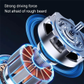 JAERBEE Mini Electric Shaver High Speed Motor Waterproof USB Rechargeable Shaver Travel Portable Rotary Shaver Black. 