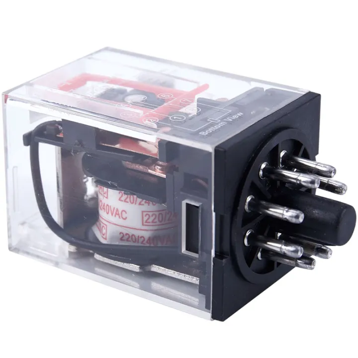 ARELENE%205X%20AC%20220V/230V%20Coil%20Voltage%20PCB%20Power%20Relay%208%20Pins%20DPDT%202NO%202NC%20MK2P-1%20-%20Image%206