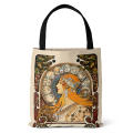 Eco-friendly Canvas Bag Reusable Canvas Digital Printed Tote Bag Handbag for Grocery Shopping Carry Eco-conscious Consumer Market Bag Casual. 