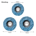Wenefang Poly Strip Disc Abrasive Wheel Paint Rust Remover Clean Grinding Fashion Wheels For Motorcycles Durable Angle Grinder Car 100/115/125mm. 
