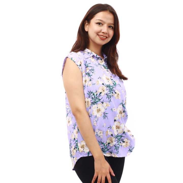 Printed%20Cotton%20Designed%20%20Sleeveless%20Top%20%20T-shirt%20For%20Women%20By%20Arushi%20-%20Image%203