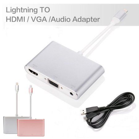 Lightning%208%20Pin%20To%20HDMI+VGA+3.5mm%20Jack%20Video%20Adapter%20With%20Micro%20USB%20Charging%20Cable%20For%20Iphone%20Ipad%20Video%20To%20TV,%20Silvery,%20Rose%20Gold%20-%20Image%203