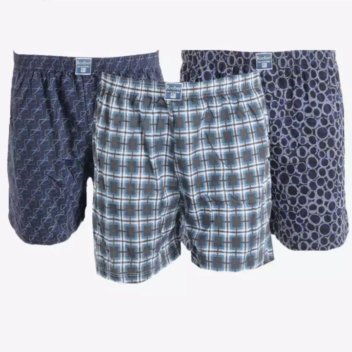 Pack of 3 Cotton Rober Undergarments Boxer Underwear For Men