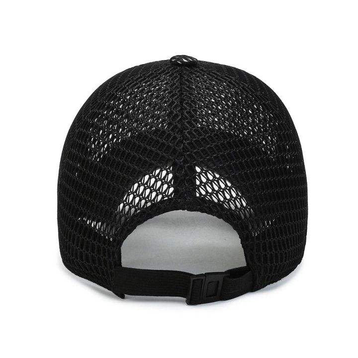 1Pcs%20New%20Mesh%20Men%20Hat%20Breathable%20Polyester%20Summer%20Hat%20Large%20Brim%20Adjustable%20Baseball%20Cap%20Outdoor%20Sport%20-%20Image%203