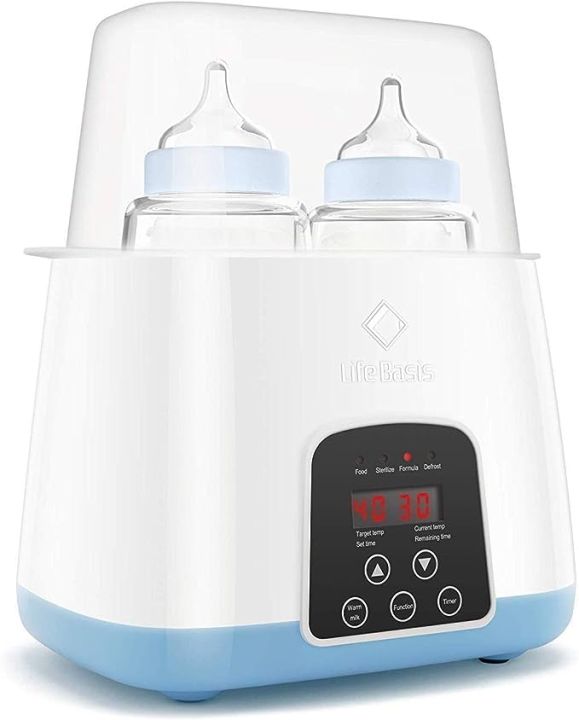 Baby Bottle Warmer Bottle Sterilizer, LifeBasis in Double