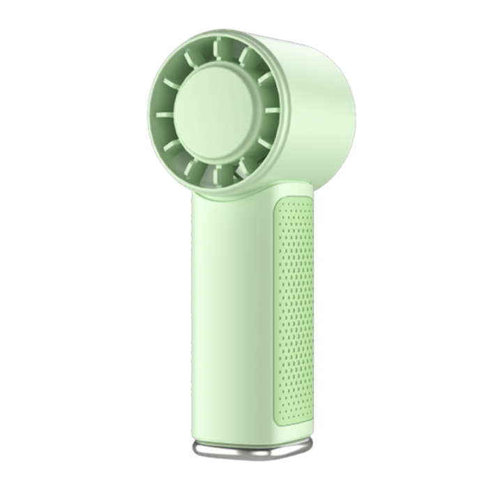 JAERBEE Portable Handheld Fan Mini Air Conditioner Fan, 2000mAh USB Rechargeable,Green,A