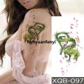 Renyuan Waterproof Temporary Tattoo Sticker Blue Ice Dragon Plum Blossom 2025 Flash Tattoos Family Tree Fox Body Art Arm Tatoo Women Men. 