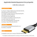 USB 3.0 Type A to Micro B Connector Cable 5Gbps 3A Fast Data Sync Cord USB C to Micro B Adapter External Hard Drive Disk Cable. 