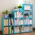 9 Cubes Bookshelf, 4 Tier Shelf Adjustable Diy Bookcases For Kid, Book Shelf Organizing Storage Shelving Cabinet For Bedroom Living Room Office. 