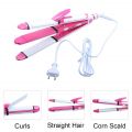 Professional 3 In 1 Hair Straightener , Curler And Crimper Iron- Assorted Color. 