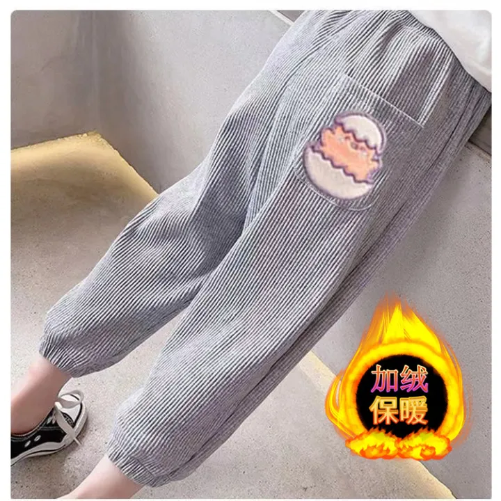 2023%20Autumn%20New%20Girls%20Casual%20Pants%20Legging%20Long%20Pants%20Boys%20Sweatpants%20Baby%20Home%20Carved%20Pants%20Breathable%20-%20Image%207