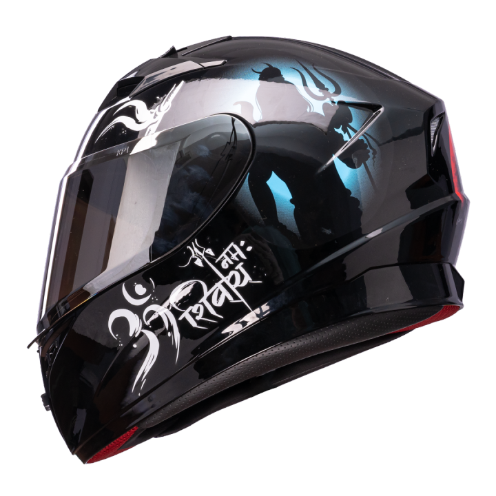 KPI KH7s Mahadev Full Face Single Visor Helmet for Bike