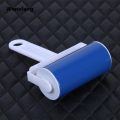 Wenefang transparent bag Reusable Washable Roller Dust Cleaner Lint Sticking Roller for Clothes Pet Hair Cleaning Household Dust Wiper Tools. 