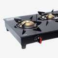 Shree Laxmi 3 Burner Automatic Glass Top Gas Stove. 