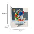 Electric Transparent Gear Moon Model – Moving Mechanical Gear Toy. 