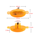 fasdaga 5X Plug & PLAY Car LED Front Grille Smoked Daytime Running Lights Lamp for Universal Pickup Truck Sedan. 