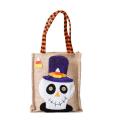 Trendiq Halloween Party Favor Large Halloween Candy Tote Bag with Pumpkin Witch Ghost Print Reusable Trick or Treat Bag for Bat Shaped. 