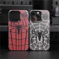 Red Black Spider Battle Suit Phone Case Compatible for IPhone 15 11 12 13 14 7 8 Pro Max XR X XS Max Soft Shockproof Cover. 