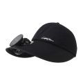 Sun Protection Rechargeable Solar Fan Hat Breathable Solid Color Rechargeable Cooling Baseball Cap Lightweight Cloth Sunshade Hat for 3.7V600mAh Summer. 