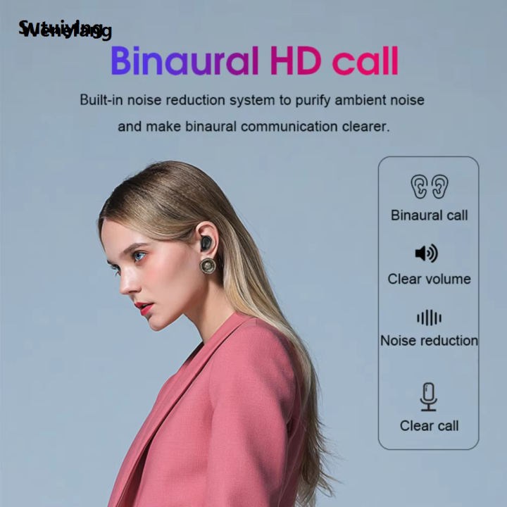 Wenefang%20Sutuiying%20Lenovo%20Original%20HT18%20TWS%20Wireless%20Headphones%20True%20Bluetooth%205.0%20Portable%20Luxury%20Earphone%20Ear%20Buds%20HIFI%20Stereo%20Headset%201000mAH%20Mic%20Touch%20Headset%20-%20Image%205