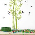 ' Green - Bamboo - Tree-Wall Sticker' -SM033 ( 100cm X 55 cm ). 