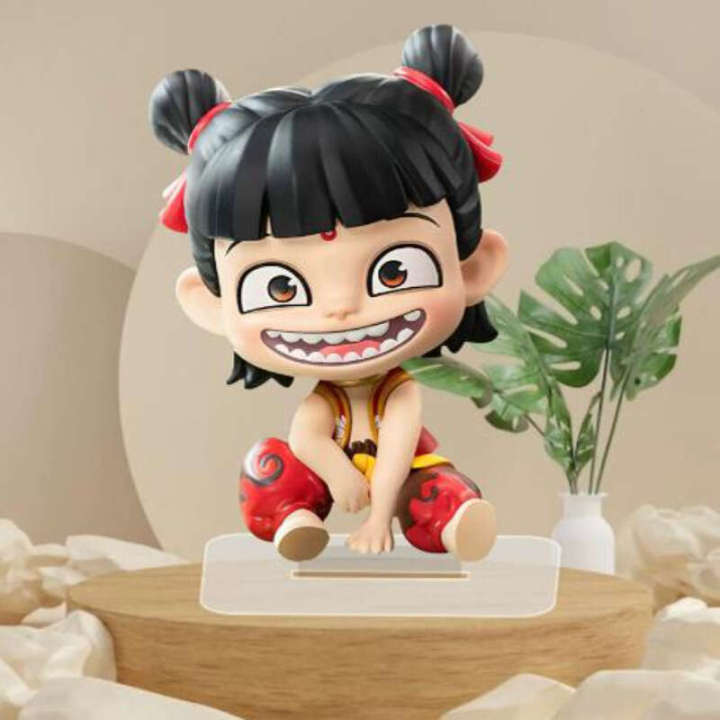 Trendy New Zhazha Demon Child Descends Birthday Cake Insert Dessert Table Decoration Handcrafted Figurine