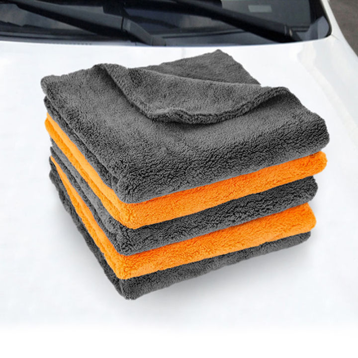 SEAMETAL%20600GSM%20Microfiber%20Car%20Cleaning%20Towel%201/3/6/9pcs%2040X40cm%20Thickened%20Car%20Wash%20Towels%20Auto%20Detailing%20Care%20Drying%20Cloth%20Rags%20-%20Image%204
