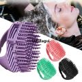 Difutagui Hair Comb Shampoo Scrubber Washing Magic Demelant Brush Silicone Portable Bristles Clean Hairbrush Scalp Massager Barber Hair Accessories. 
