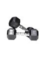 RUBX 5 Kg Rubber Hex Dumbbell (Pair), 5 Kg Dumbell, Rubber Hex Dumbell ( 5Kg*2 Pc = 10 Kg), Dumbbells. 